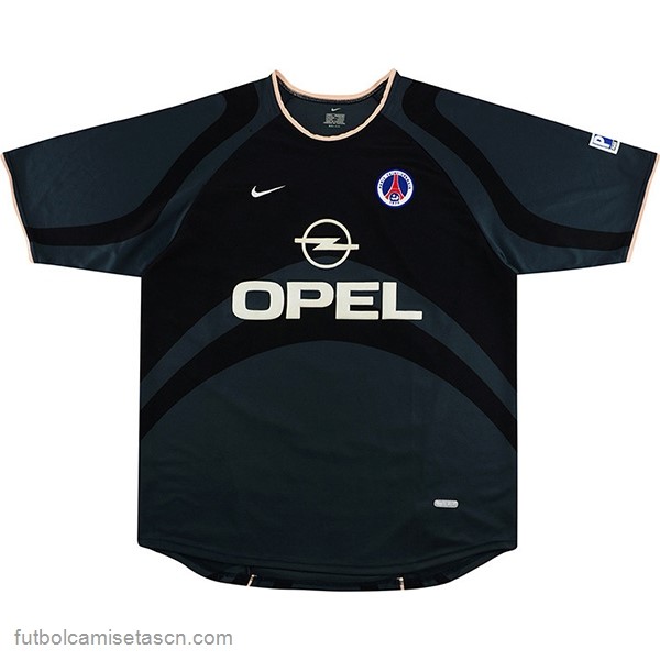 Tailandia Camiseta Paris Saint Germain 3ª Retro 2001 Negro
